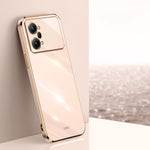 Custodia per telefono in TPU con bordo in oro con placcatura 6D XINLI, For OPPO K9x, For OPPO K10, For OPPO K10 Pro