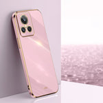 Custodia per telefono in TPU con bordo in oro con placcatura 6D XINLI, For OPPO K10x, For Realme GT2 Explorer Master 5G, For Realme 9i