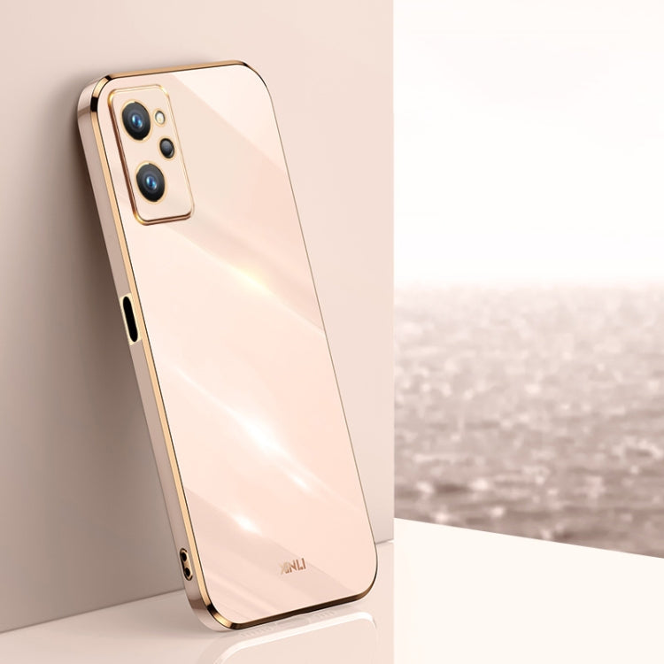 Custodia per telefono in TPU con bordo in oro con placcatura 6D XINLI, For OPPO K10x, For Realme GT2 Explorer Master 5G, For Realme 9i