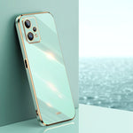 Custodia per telefono in TPU con bordo in oro con placcatura 6D XINLI, For Realme 9i 5G, For Realme 9 Pro, For Realme C20