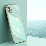 Custodia per telefono in TPU con bordo in oro con placcatura 6D XINLI, For Realme 9i 5G, For Realme 9 Pro, For Realme C20