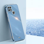 Custodia per telefono in TPU con bordo in oro con placcatura 6D XINLI, For Realme C21Y, For Realme C31, For Realme C33 4G