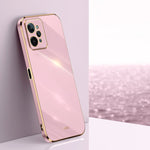 Custodia per telefono in TPU con bordo in oro con placcatura 6D XINLI, For Realme C21Y, For Realme C31, For Realme C33 4G