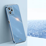Custodia per telefono in TPU con bordo in oro con placcatura 6D XINLI, For Realme C35, For Realme GT2 Pro, For Realme GT Neo 3