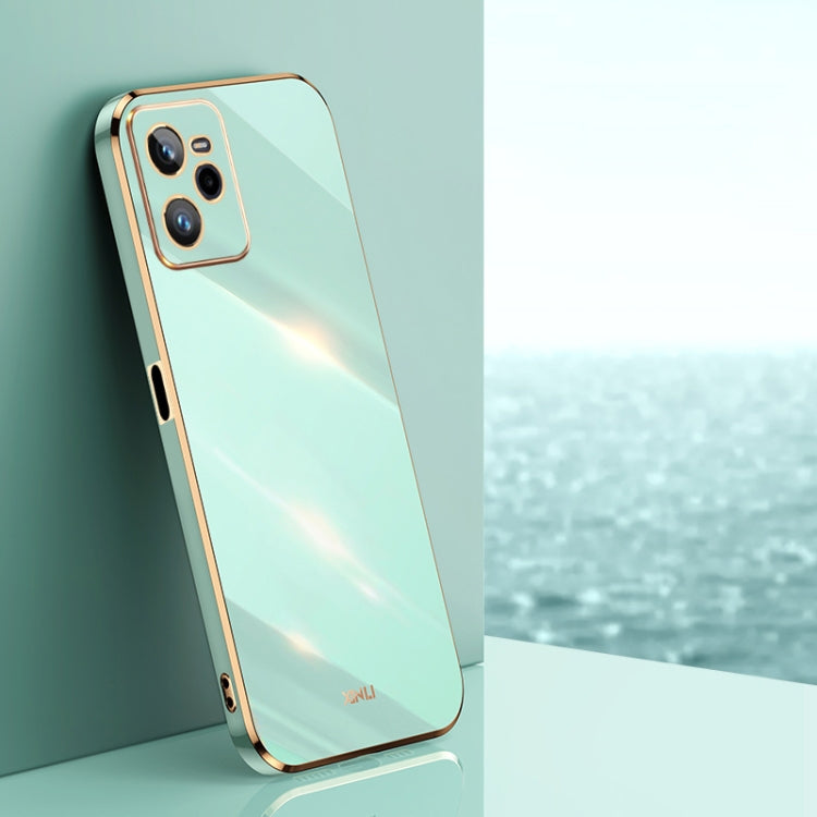 Custodia per telefono in TPU con bordo in oro con placcatura 6D XINLI, For Realme C35, For Realme GT2 Pro, For Realme GT Neo 3