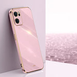 Custodia per telefono in TPU con bordo in oro con placcatura 6D XINLI, For OPPO Reno7 4G Global, For OPPO Reno7 SE, For OPPO Reno7 Global