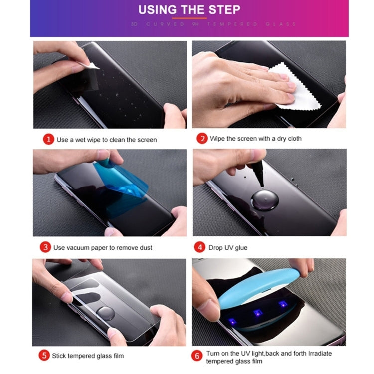 Pellicola in vetro temperato a colla piena curva liquida UV, For OnePlus 11 / 11 Jupiter Rock Edition
