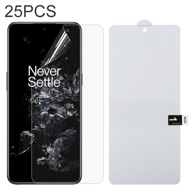 Pellicola idrogel antideflagrante per protezione schermo intero da 25 pezzi, For OnePlus 11 / 11 Jupiter Rock Edition (25 PCS)