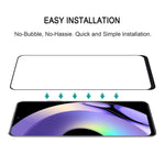 Pellicola in vetro temperato per protezione dello schermo a copertura totale con colla completa, For Realme 10 Pro (1 PC)