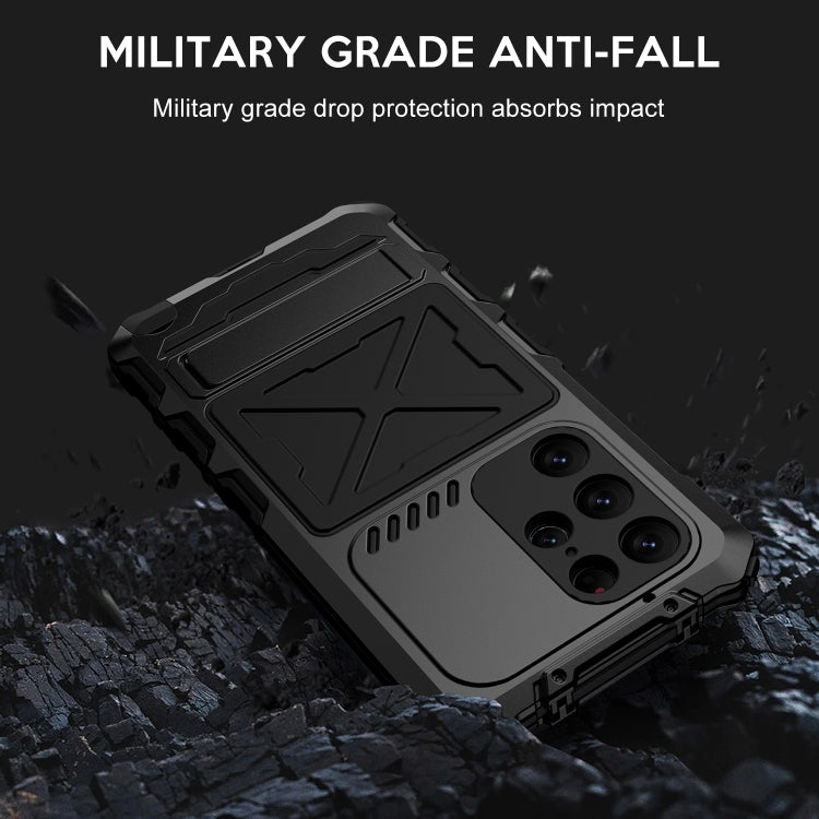 Custodia per telefono antiurto antipolvere impermeabile R-JUST, For Samsung Galaxy S23 Ultra 5G
