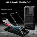 Custodia per telefono antiurto antipolvere impermeabile R-JUST, For Samsung Galaxy S23 Ultra 5G