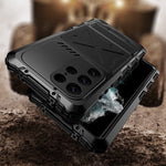 Custodia per telefono antiurto antipolvere impermeabile R-JUST, For Samsung Galaxy S23 Ultra 5G