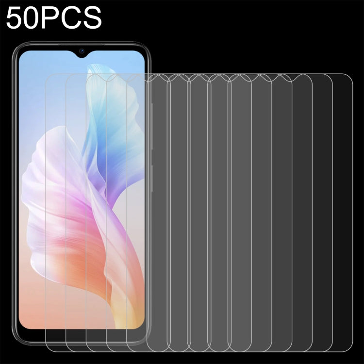 50 pellicole in vetro temperato 0,26 mm 9H 2,5D, For Motorola Moto G Play 2023 (50 PCS), For Infinix Hot 20i (50 PCS), For TECNO Camon 19 Pro 5G (50 PCS), For ZTE nubia Red Magic 8 Pro (50 PCS), For DOOGEE X98 (50 PCS), For DOOGEE V30 5G (50 PCS)      ...