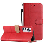 Cassa del telefono in pelle di pelle bovina stile business, For Xiaomi 12T, For Xiaomi 12 Lite, For Xiaomi 12 Pro, For Xiaomi Redmi 10 2022
