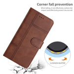 Cassa del telefono in pelle di pelle bovina stile business, For Xiaomi Redmi 10A, For Xiaomi Redmi 10C, For Xiaomi Redmi A1, For Samsung Galaxy S23 5G