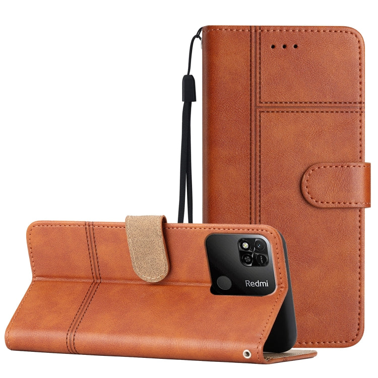 Cassa del telefono in pelle di pelle bovina stile business, For Xiaomi Redmi 10A, For Xiaomi Redmi 10C, For Xiaomi Redmi A1, For Samsung Galaxy S23 5G