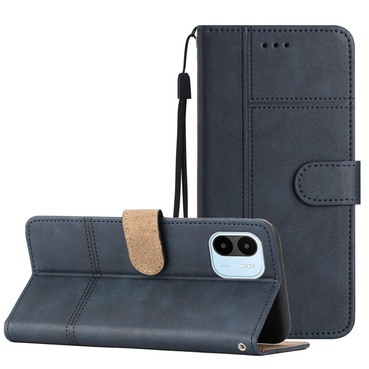 Cassa del telefono in pelle di pelle bovina stile business, For Xiaomi Redmi 10A, For Xiaomi Redmi 10C, For Xiaomi Redmi A1, For Samsung Galaxy S23 5G