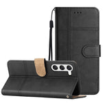 Cassa del telefono in pelle di pelle bovina stile business, For Samsung Galaxy S23+ 5G, For Samsung Galaxy S23 Ultra 5G, For Samsung Galaxy A23e, For Samsung Galaxy A14 5G