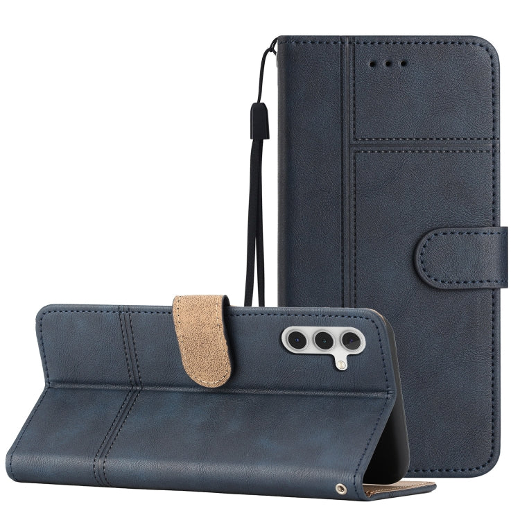 Cassa del telefono in pelle di pelle bovina stile business, For Samsung Galaxy S23+ 5G, For Samsung Galaxy S23 Ultra 5G, For Samsung Galaxy A23e, For Samsung Galaxy A14 5G