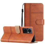 Cassa del telefono in pelle di pelle bovina stile business, For OPPO Reno8 5G, For OPPO Reno8 Lite, For OPPO Reno8 Pro 5G, For OPPO Find X5