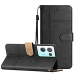 Cassa del telefono in pelle di pelle bovina stile business, For OPPO Reno8 5G, For OPPO Reno8 Lite, For OPPO Reno8 Pro 5G, For OPPO Find X5