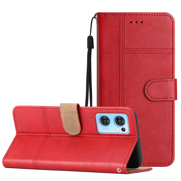 Cassa del telefono in pelle di pelle bovina stile business, For OPPO Find X5 Lite, For OPPO Find X5 Pro, For OPPO A96, For OPPO A94 5G