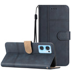 Cassa del telefono in pelle di pelle bovina stile business, For OPPO Find X5 Lite, For OPPO Find X5 Pro, For OPPO A96, For OPPO A94 5G