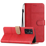 Cassa del telefono in pelle di pelle bovina stile business, For OPPO A77 5G, For OPPO A76, For OPPO A74 5G / A54 5G, For OPPO A57 2022 / A77 5G