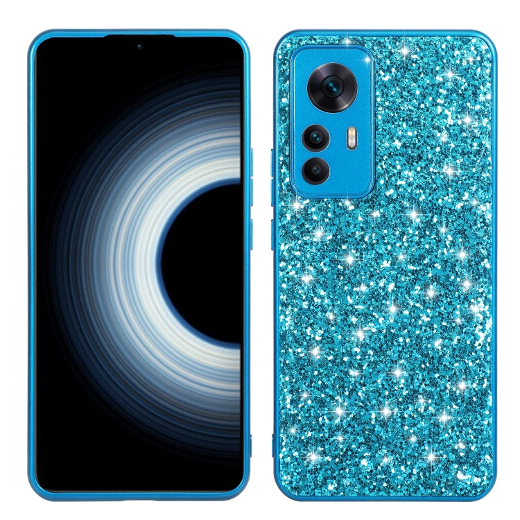 Custodia protettiva in TPU antiurto con polvere glitterata, For Xiaomi 12T Pro