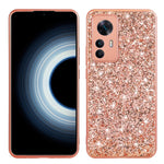 Custodia protettiva in TPU antiurto con polvere glitterata, For Xiaomi 12T Pro