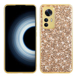 Custodia protettiva in TPU antiurto con polvere glitterata, For Xiaomi 12T Pro