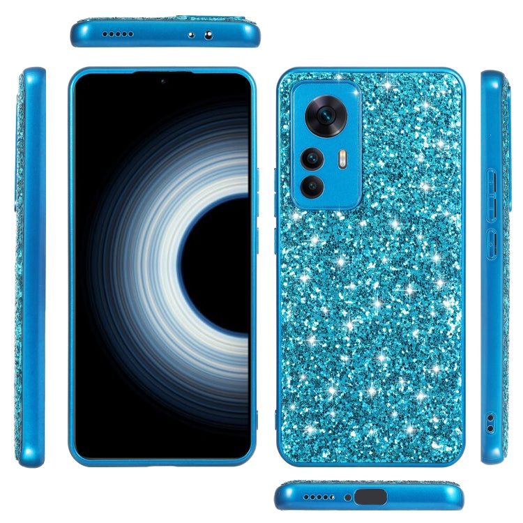 Custodia protettiva in TPU antiurto con polvere glitterata, For Xiaomi 12T Pro