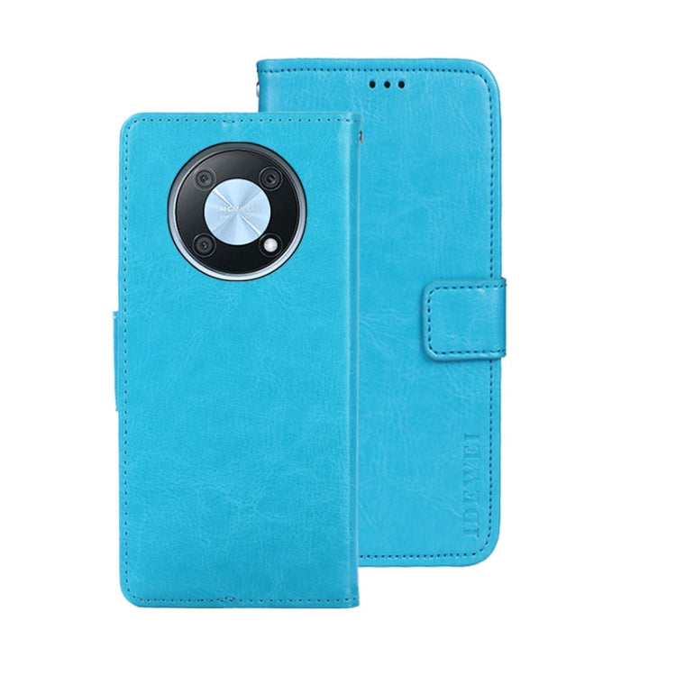 idewei Custodia per telefono in pelle con texture Crazy Horse, For Huawei nova Y90, For Infinix Note 12, For Infinix Note 12 Pro 4G