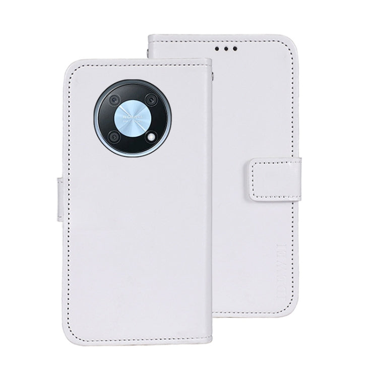 idewei Custodia per telefono in pelle con texture Crazy Horse, For Huawei nova Y90, For Infinix Note 12, For Infinix Note 12 Pro 4G