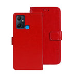 idewei Custodia per telefono in pelle con texture Crazy Horse, For Infinix Smart 6 Plus, For Nokia G11 Plus, For Samsung Galaxy A04e 4G