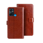 idewei Custodia per telefono in pelle con texture Crazy Horse, For Infinix Smart 6 Plus, For Nokia G11 Plus, For Samsung Galaxy A04e 4G