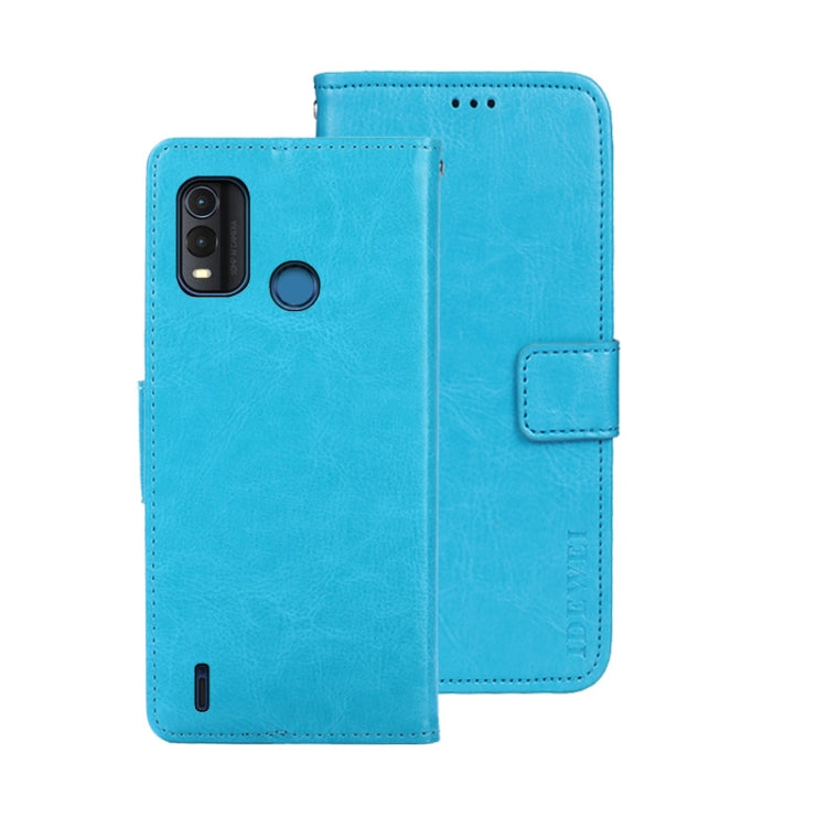 idewei Custodia per telefono in pelle con texture Crazy Horse, For Infinix Smart 6 Plus, For Nokia G11 Plus, For Samsung Galaxy A04e 4G
