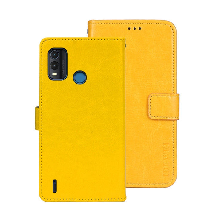 idewei Custodia per telefono in pelle con texture Crazy Horse, For Infinix Smart 6 Plus, For Nokia G11 Plus, For Samsung Galaxy A04e 4G