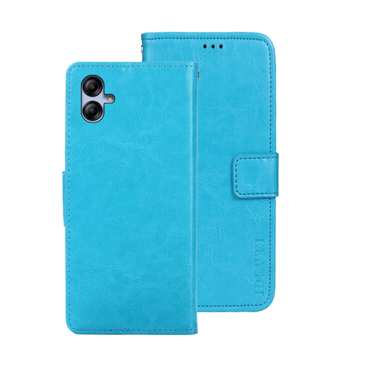 idewei Custodia per telefono in pelle con texture Crazy Horse, For Infinix Smart 6 Plus, For Nokia G11 Plus, For Samsung Galaxy A04e 4G