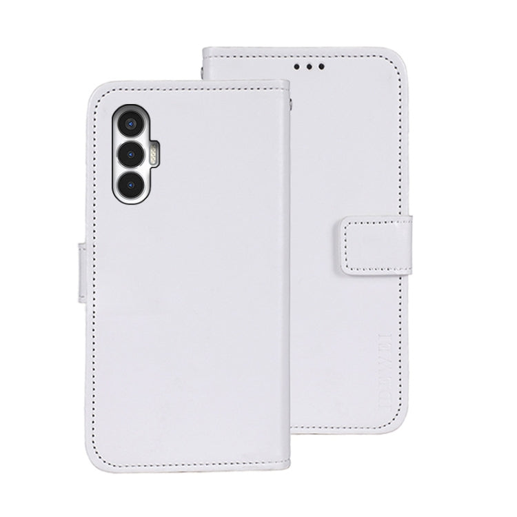 idewei Custodia per telefono in pelle con texture Crazy Horse, For Tecno Camon 19, For Tecno Pova 3, For Tecno Pova Neo 2