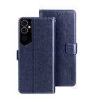 idewei Custodia per telefono in pelle con texture Crazy Horse, For Tecno Camon 19, For Tecno Pova 3, For Tecno Pova Neo 2
