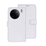 idewei Custodia per telefono in pelle con texture Crazy Horse, For vivo X90, For vivo X90 Pro, For vivo X90 Pro+