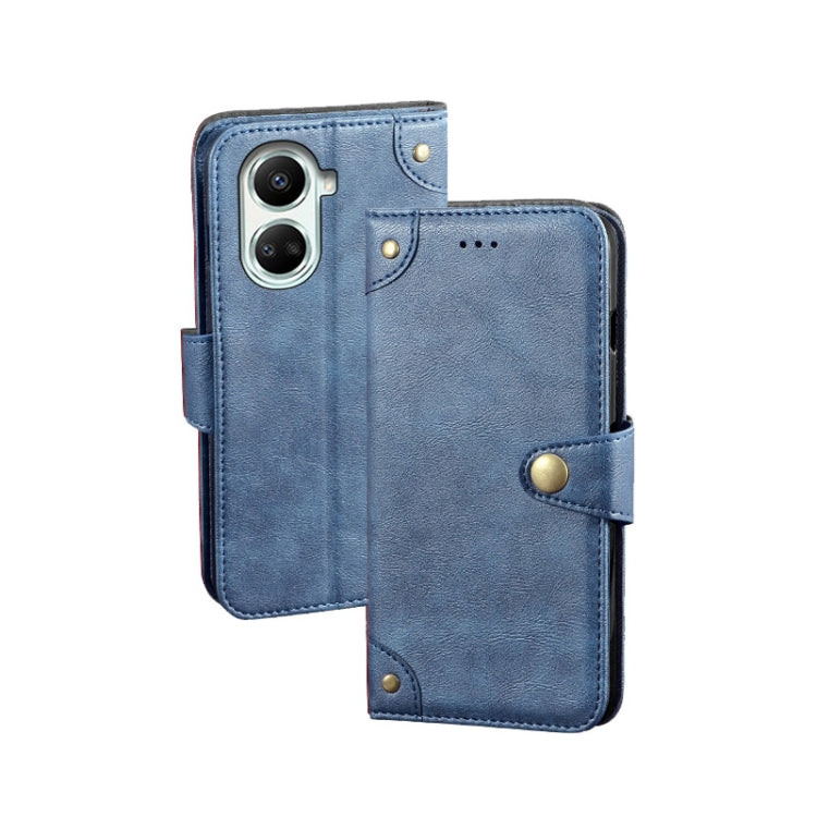 Custodia per telefono in pelle con texture retrò idewei, For Huawei nova 10 SE, For Huawei nova Y61 4G, For Infinix Zero Ultra 5G, For OPPO A58 5G, For OPPO A77s, For Oukitel C19 Pro