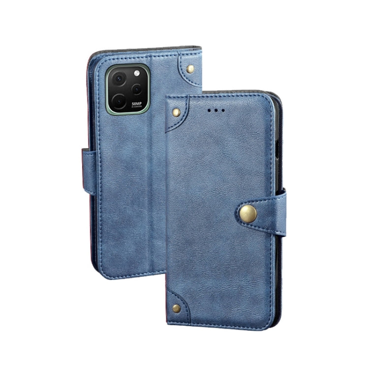 Custodia per telefono in pelle con texture retrò idewei, For Huawei nova 10 SE, For Huawei nova Y61 4G, For Infinix Zero Ultra 5G, For OPPO A58 5G, For OPPO A77s, For Oukitel C19 Pro