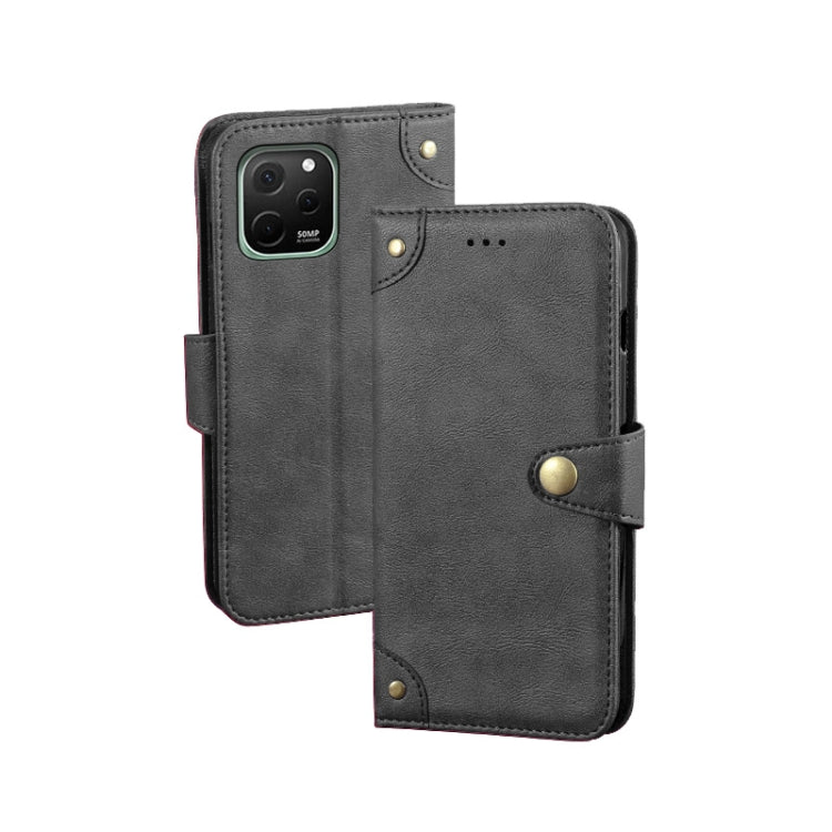 Custodia per telefono in pelle con texture retrò idewei, For Huawei nova 10 SE, For Huawei nova Y61 4G, For Infinix Zero Ultra 5G, For OPPO A58 5G, For OPPO A77s, For Oukitel C19 Pro