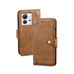 Custodia per telefono in pelle con texture retrò idewei, For Huawei nova 10 SE, For Huawei nova Y61 4G, For Infinix Zero Ultra 5G, For OPPO A58 5G, For OPPO A77s, For Oukitel C19 Pro