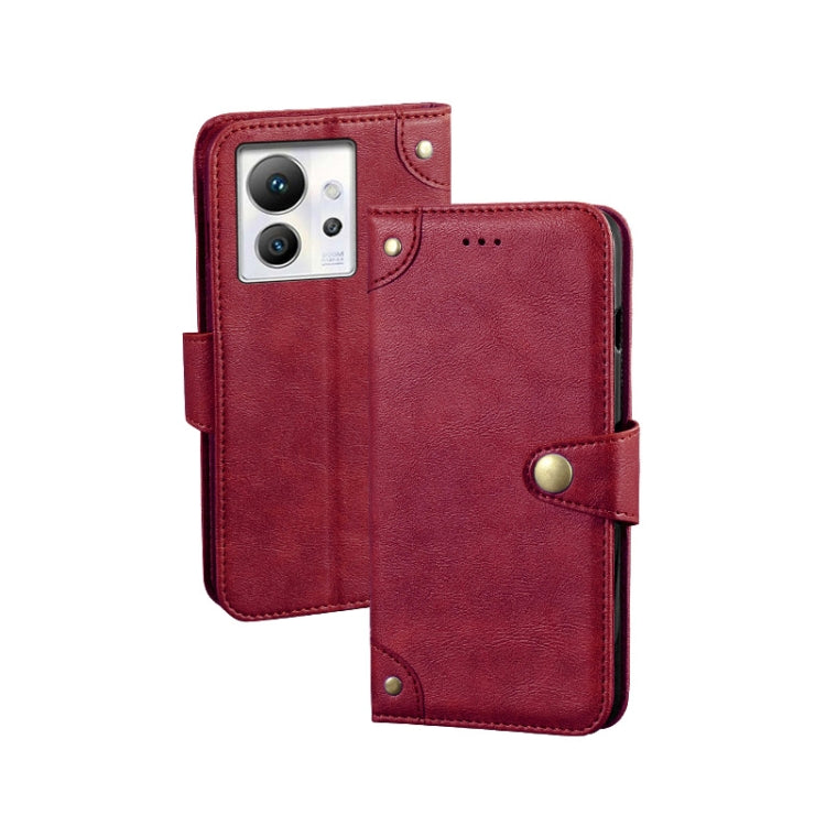 Custodia per telefono in pelle con texture retrò idewei, For Huawei nova 10 SE, For Huawei nova Y61 4G, For Infinix Zero Ultra 5G, For OPPO A58 5G, For OPPO A77s, For Oukitel C19 Pro