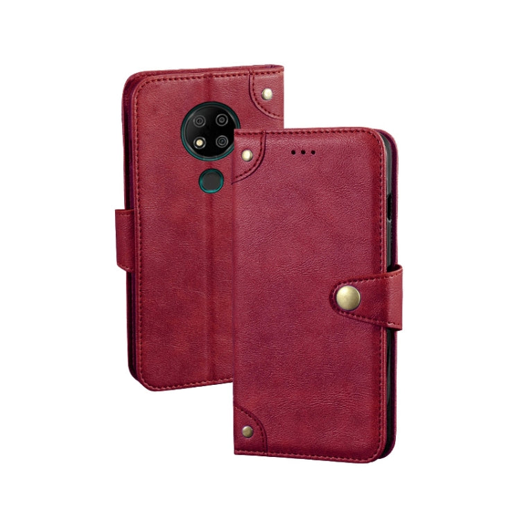 Custodia per telefono in pelle con texture retrò idewei, For Huawei nova 10 SE, For Huawei nova Y61 4G, For Infinix Zero Ultra 5G, For OPPO A58 5G, For OPPO A77s, For Oukitel C19 Pro