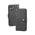 Custodia per telefono in pelle con texture retrò idewei, For Realme 10 5G, For Tecno Pova 4, For ZTE Axon 30S, For ZTE Blade A72 4G, For Honor X40 GT