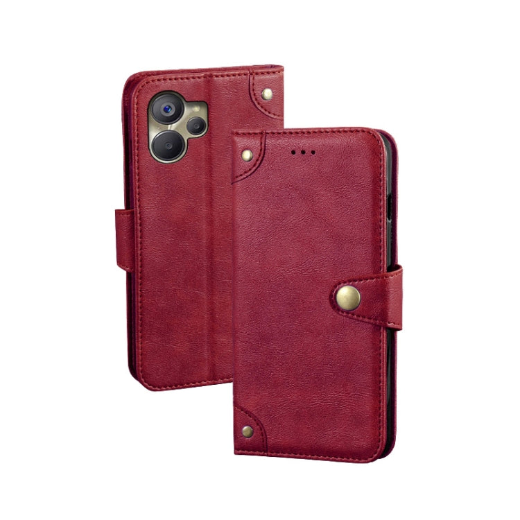 Custodia per telefono in pelle con texture retrò idewei, For Realme 10 5G, For Tecno Pova 4, For ZTE Axon 30S, For ZTE Blade A72 4G, For Honor X40 GT